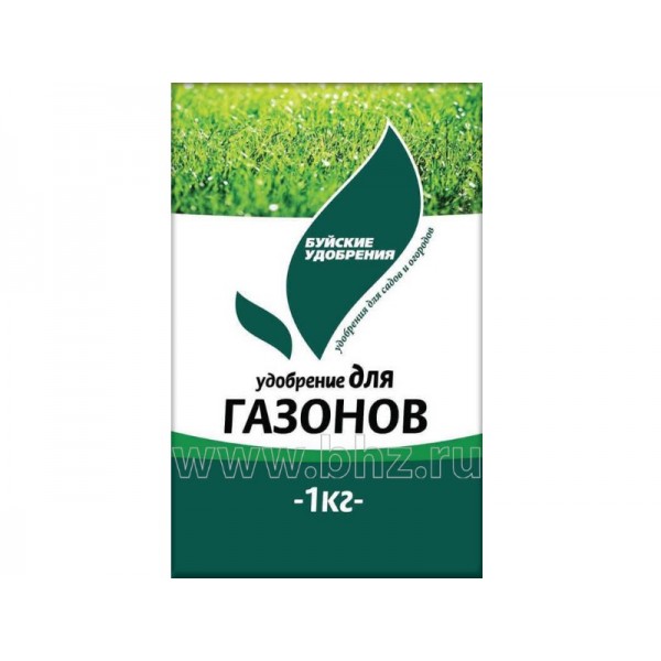 Удобрение "Для газонов" пакет 1кг БХЗ